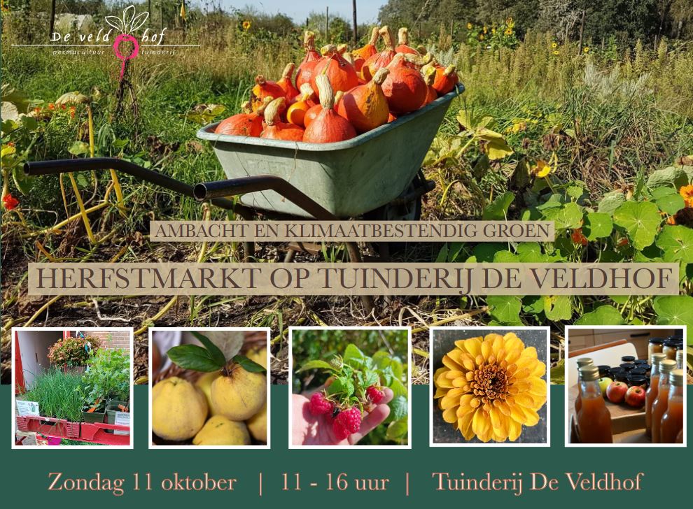 Herfstmarkt op De Veldhof, zondag 11 oktober